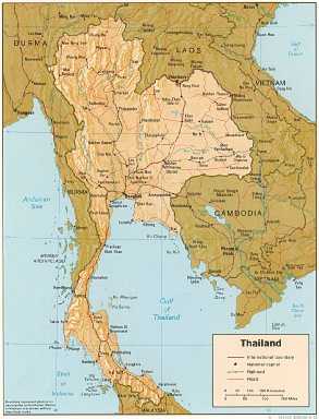 Thailand Map
